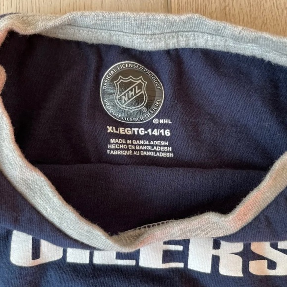 Edmonton Oilers Hockey Boy’s Pyjamas - Picture 7 of 7